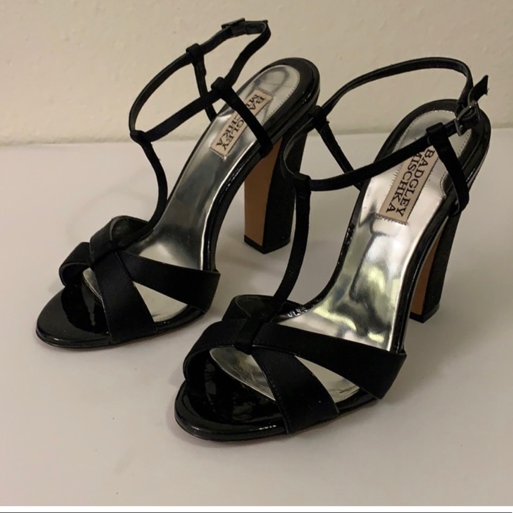 Badgley Miska Black Heels